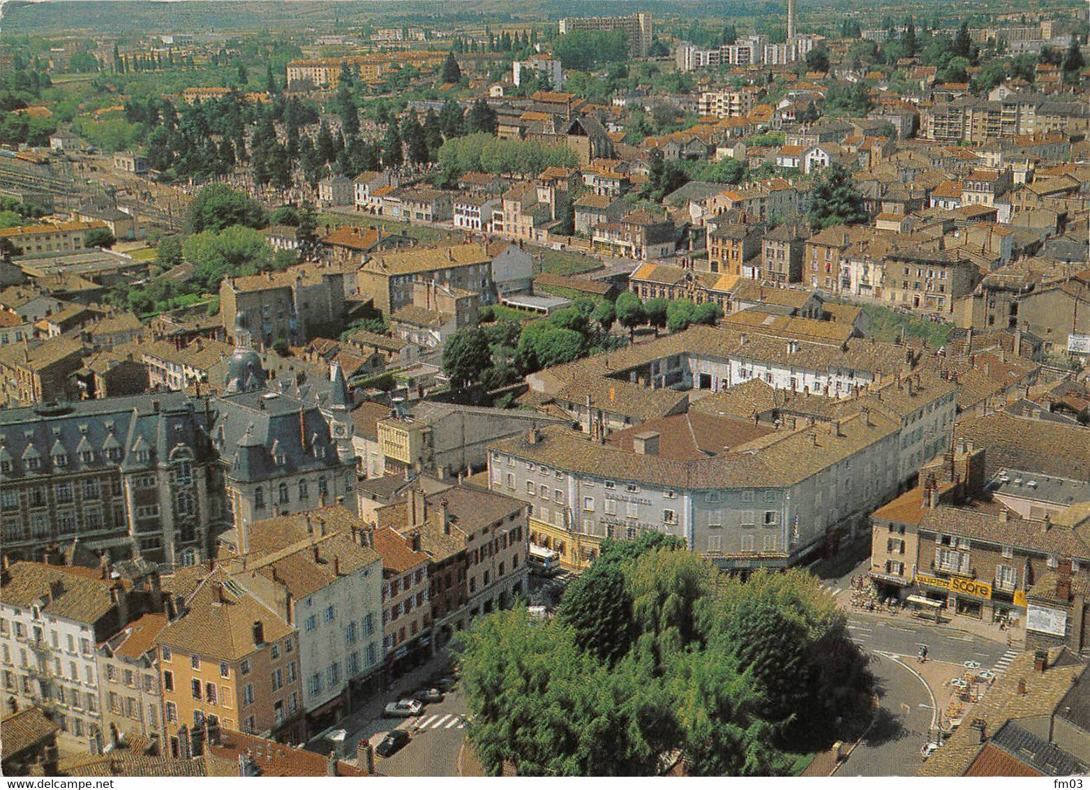 Mâcon Vue Aérienne Cim 1623 Place De La Barre Poste - Macon