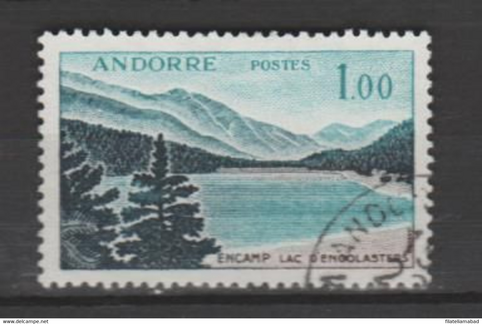 ANDORRA CORREO FRANCES Nº 164 SELLO USADO O MATASELLADO DE PRIMER DIA (3.1 ) - Used Stamps