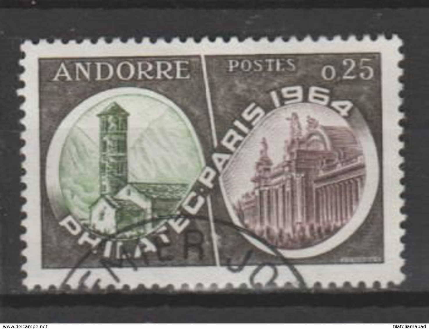 ANDORRA CORREO FRANCES Nº 171 SELLO USADO O MATASELLADO DE PRIMER DIA (3.1 ) - Used Stamps