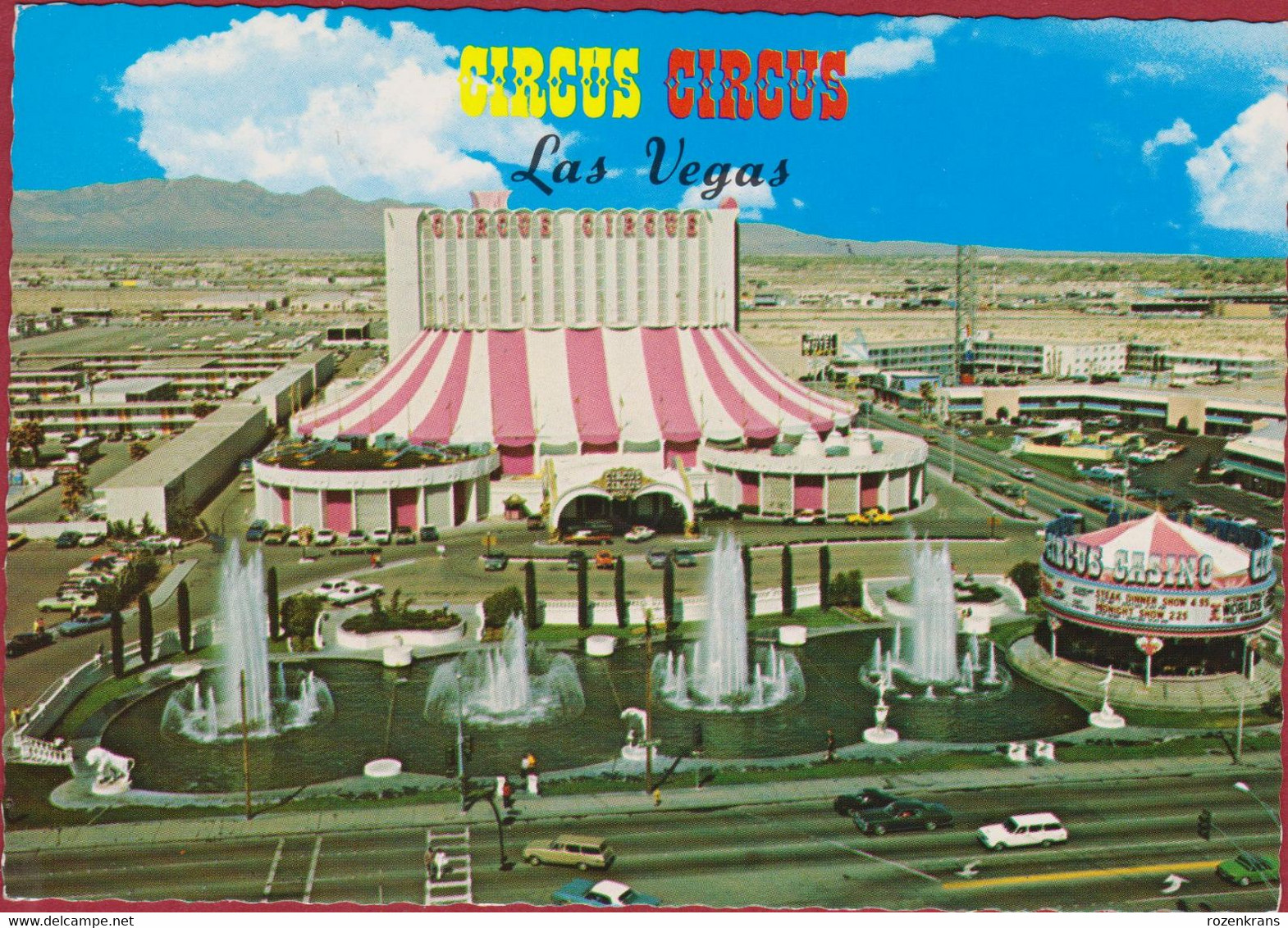 Circus Circus Hotel Resort On The Strip At Las Vegas NV Nevada Old Postcard CPA USA United States - Las Vegas