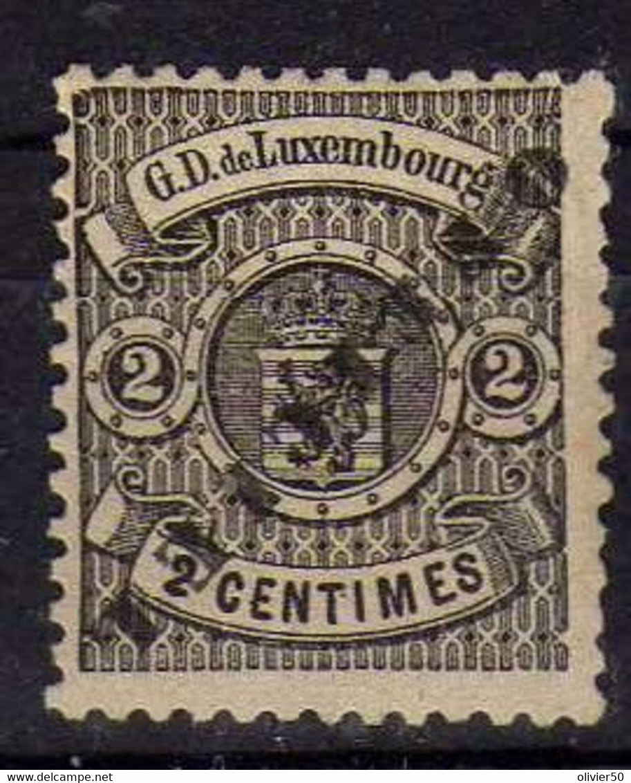 Luxembourg (1878-79)  -  Armoiries - Surcharge Renversee   -  Neuf*- MH - Service