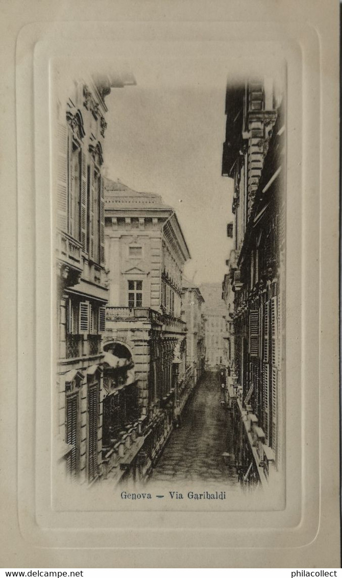 Genova // Via Garibaldi Ca 1900 - Genova (Genoa)