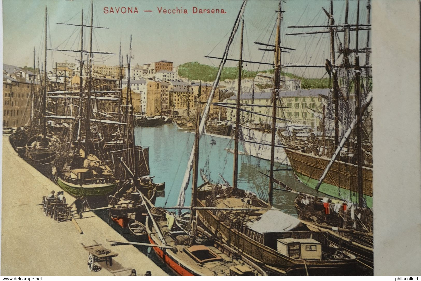 Savona // Vecchia Darsena (schip) Ca 1900 - Savona