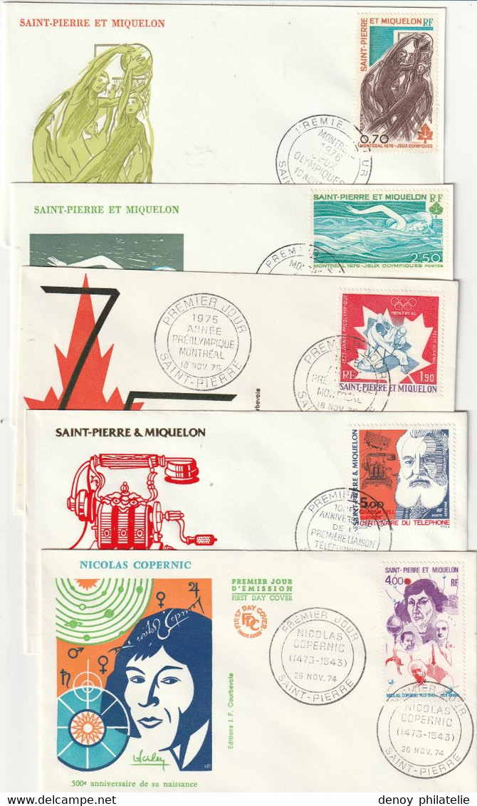 Lot De 9 Premier Jour - Storia Postale