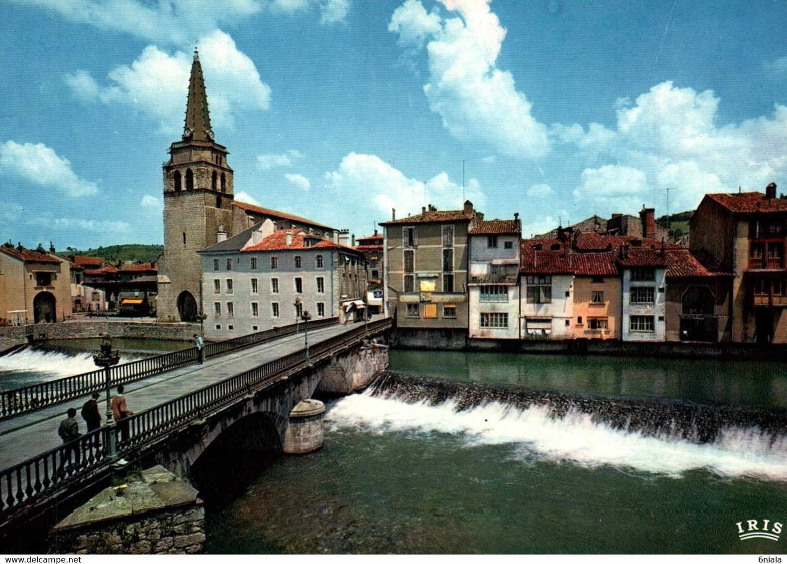 5130 Carte Postale  SAINT GIRONS Centre D'Excursion Du Cousserans L'Eglise Et Le Salat     09 Ariège - Saint Girons