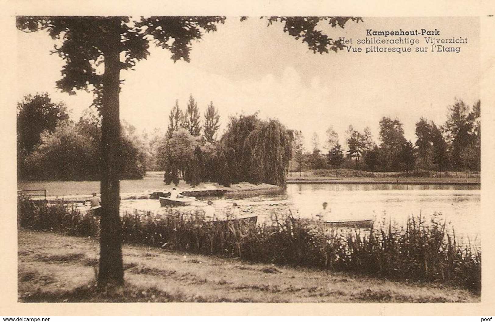 Kampenhout ( Park) : Vijverzicht - Kampenhout