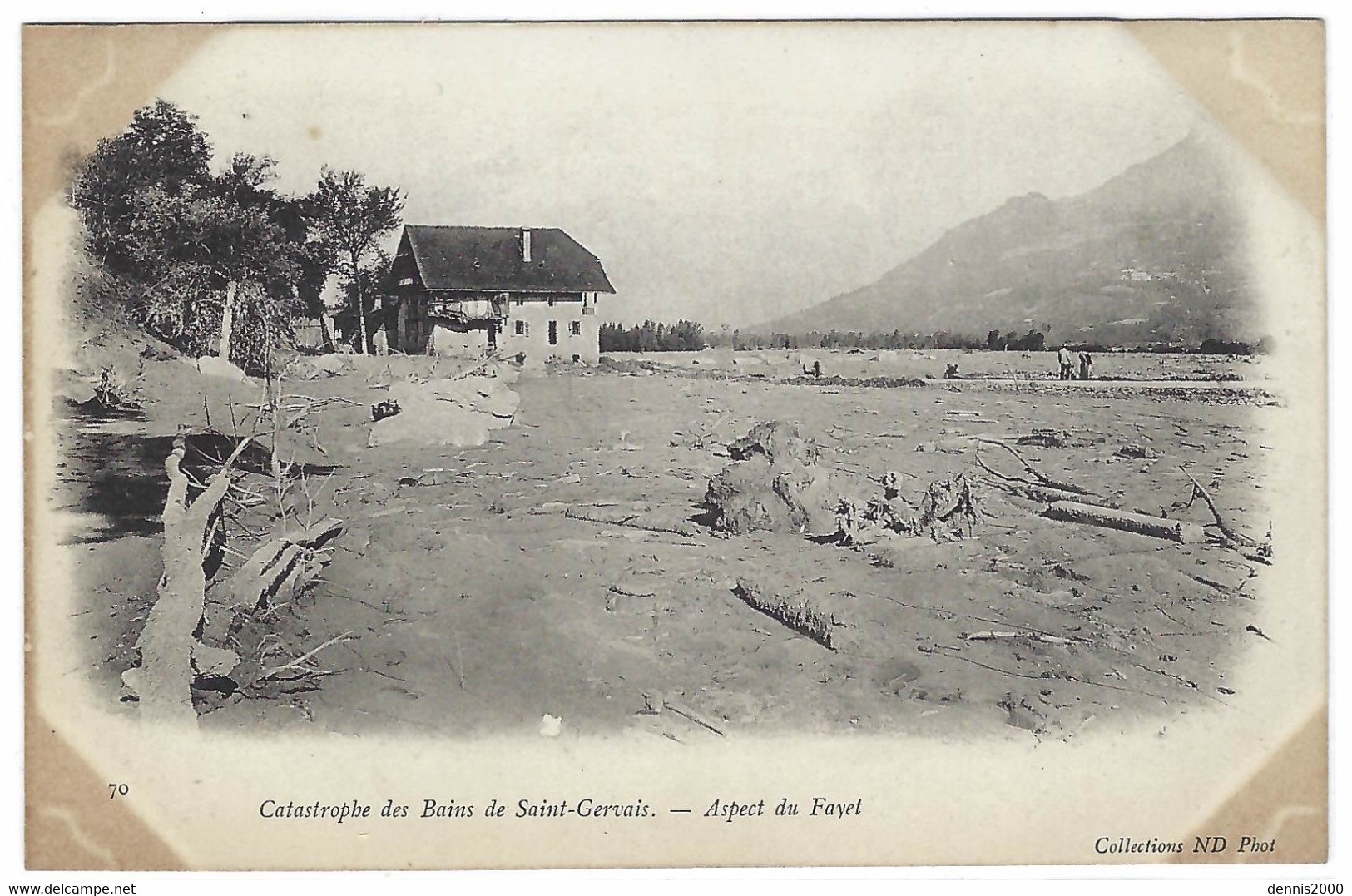 SAINT GERVAIS LES BAINS (74) - Catastrophe Des Bains De St Gervais - Aspect Du Fayet - Ed. Coll. ND Phot. - Saint-Gervais-les-Bains