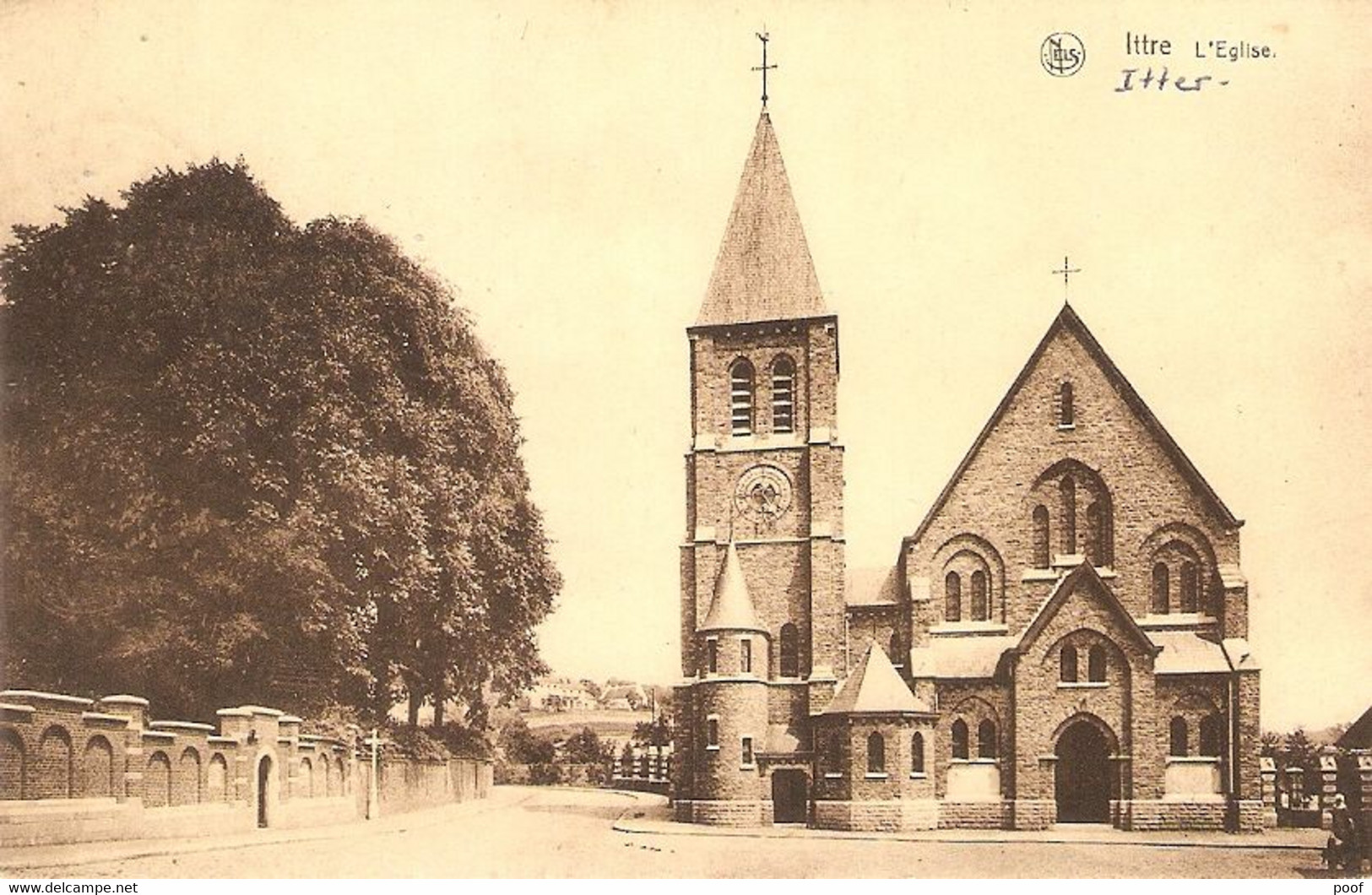 Ittre : L'Eglise 1937 - Ittre