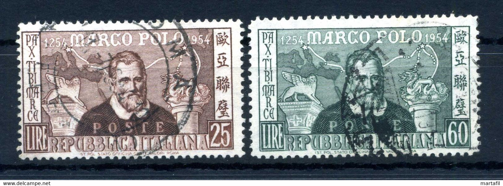 1954 REP. IT. SET USATO Marco Polo - 1946-60: Usados