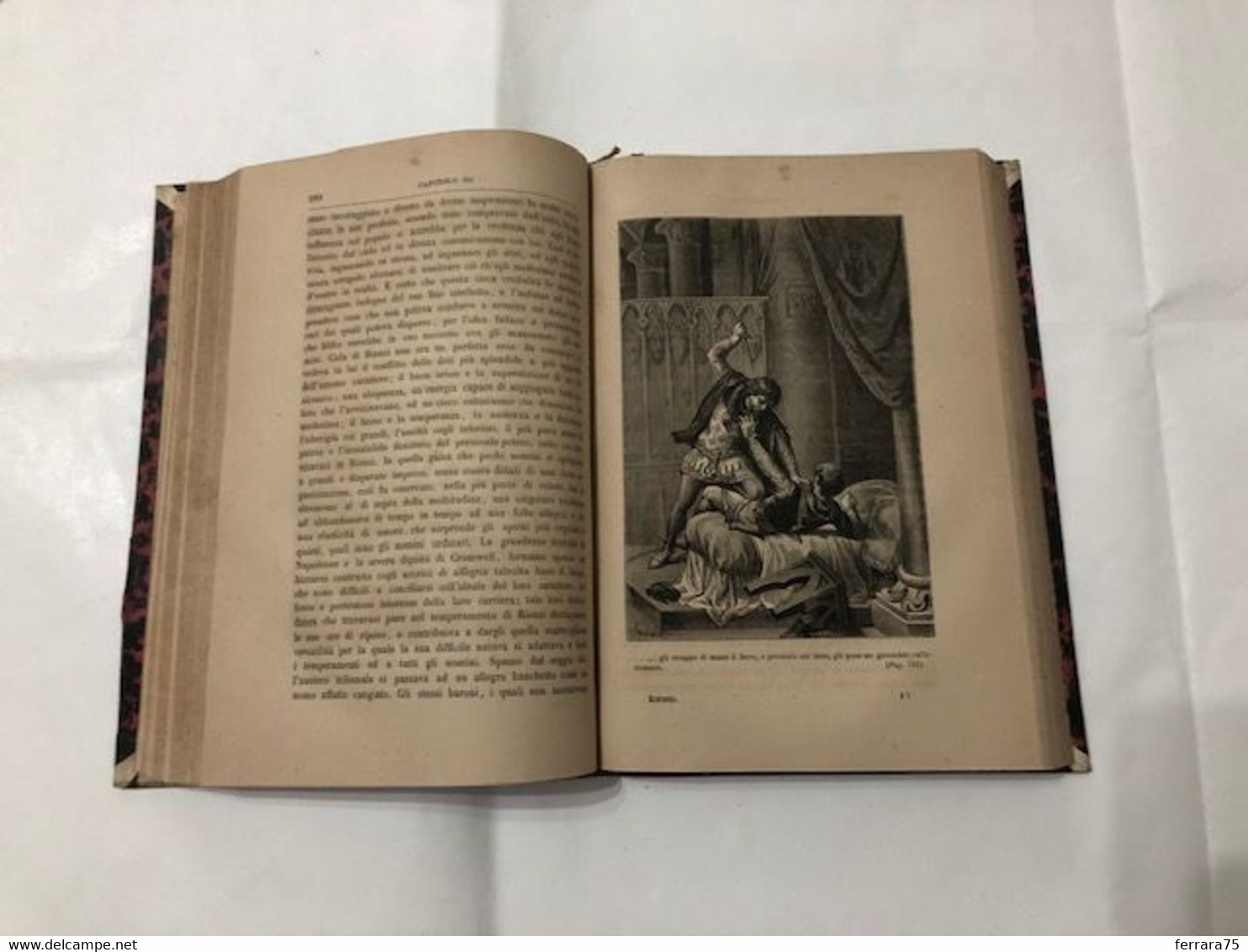 RIENZI L'ULTIMO DEI TRIBUNI ROMANI E.L.BULWER TERZA ED.1873. - Libri Antichi