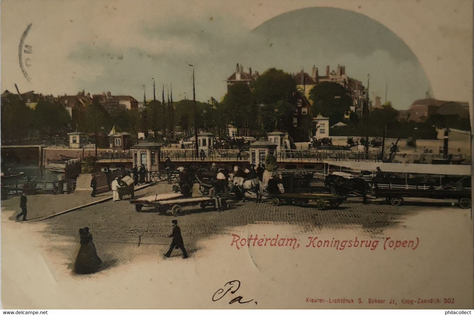 Rotterdam // Koningsbrug (open) 1904 - Rotterdam