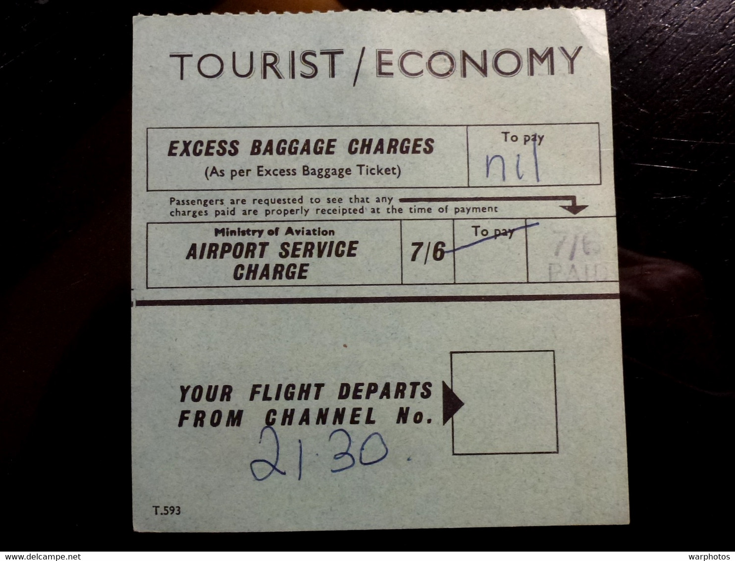 TICKET BAGAGE : TAXE EXCES BAGAGES _ PUB HERTZ - Etichette Da Viaggio E Targhette