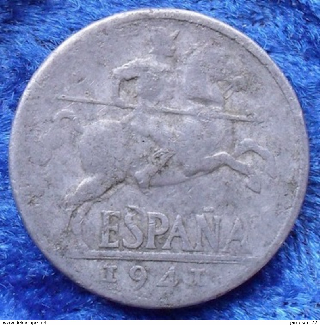SPAIN - 10 Centimos 1941 KM#766 Francisco Franco (1936-1975) - Edelweiss Coins - Altri & Non Classificati
