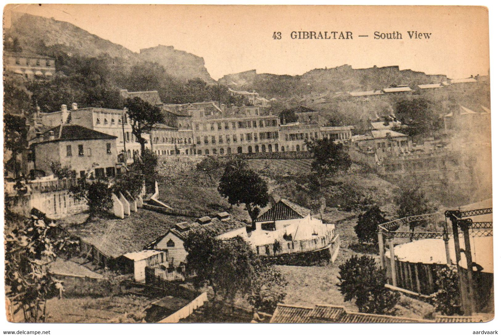 GIBRALTAR C.1910 The Gas Works Next To The Vineyards - Gibraltar