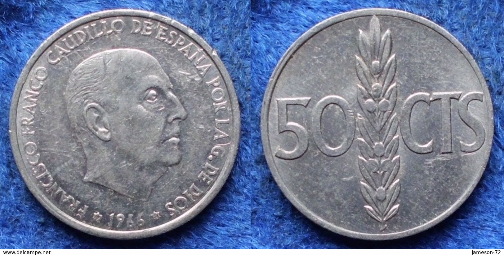 SPAIN - 50 Centimos 1966 *73 KM# 795 F. Franco (1936-1975) - Edelweiss Coins - Andere & Zonder Classificatie