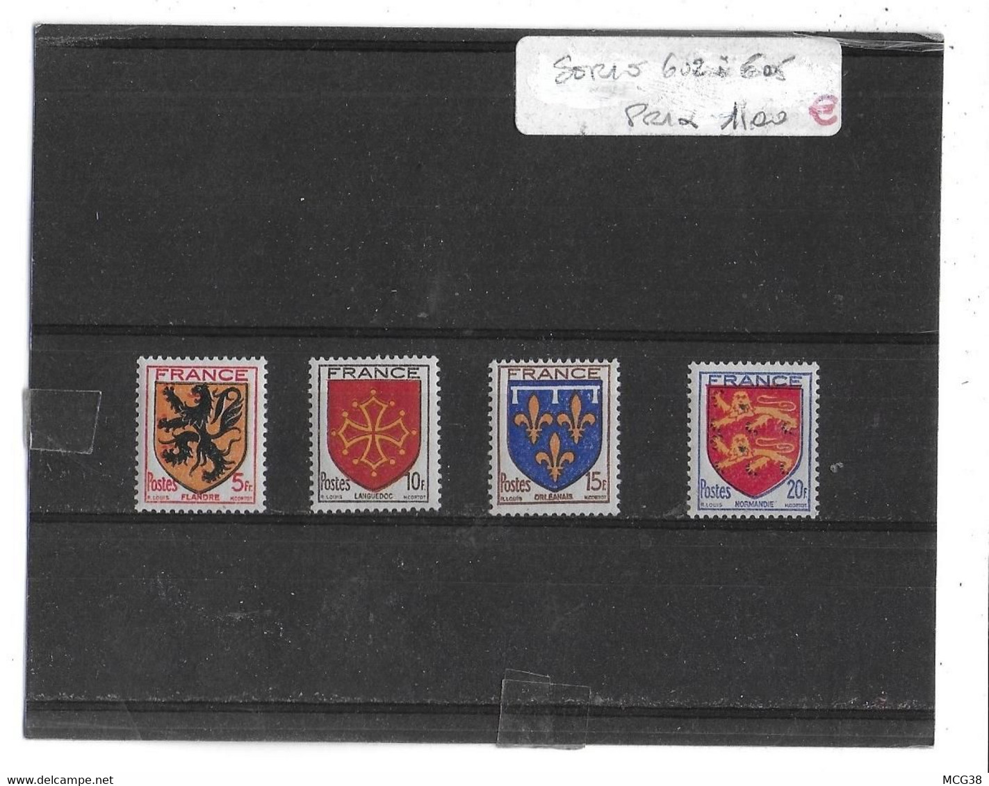FRANCE  -  TIMBRES  SERIE   N°  602  à  605  -  (  Neufs  Sans    Charnière  ) - Unused Stamps