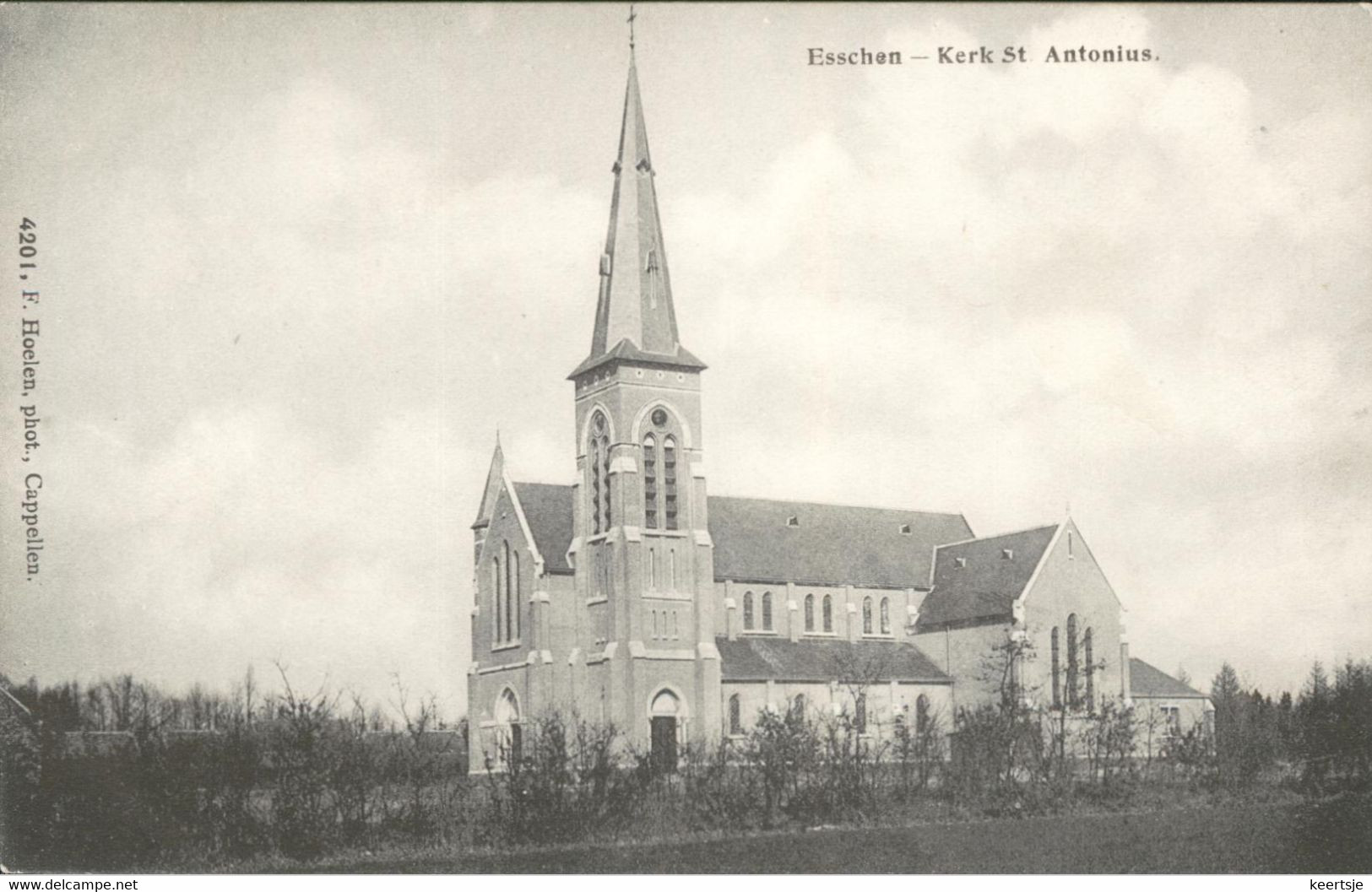 België - Esschen - Kerk St Antonius - 1910 - Otros & Sin Clasificación