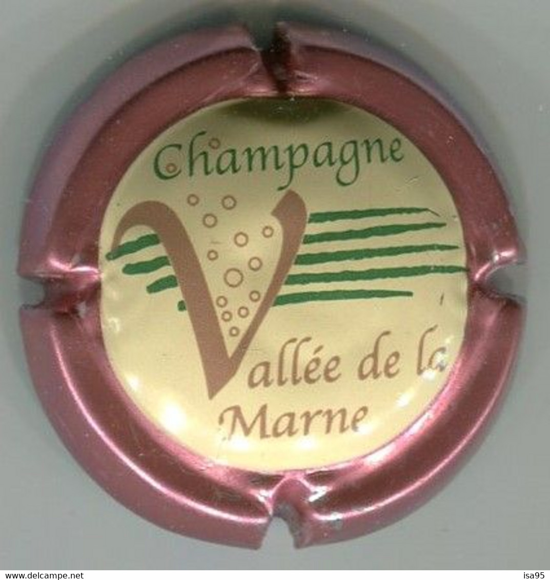 CAPSULE-CHAMPAGNE VALLEE DE LA MARNE N°16 Contour Rosé - Vallée De La Marne