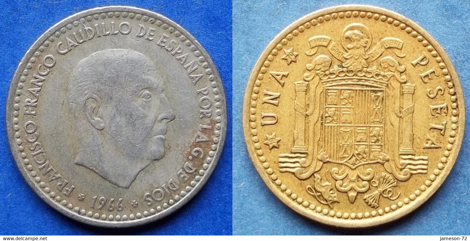 SPAIN - 1 Peseta 1966 *70 KM#796 Francisco Franco (1936-1975) - Edelweiss Coins - Other & Unclassified