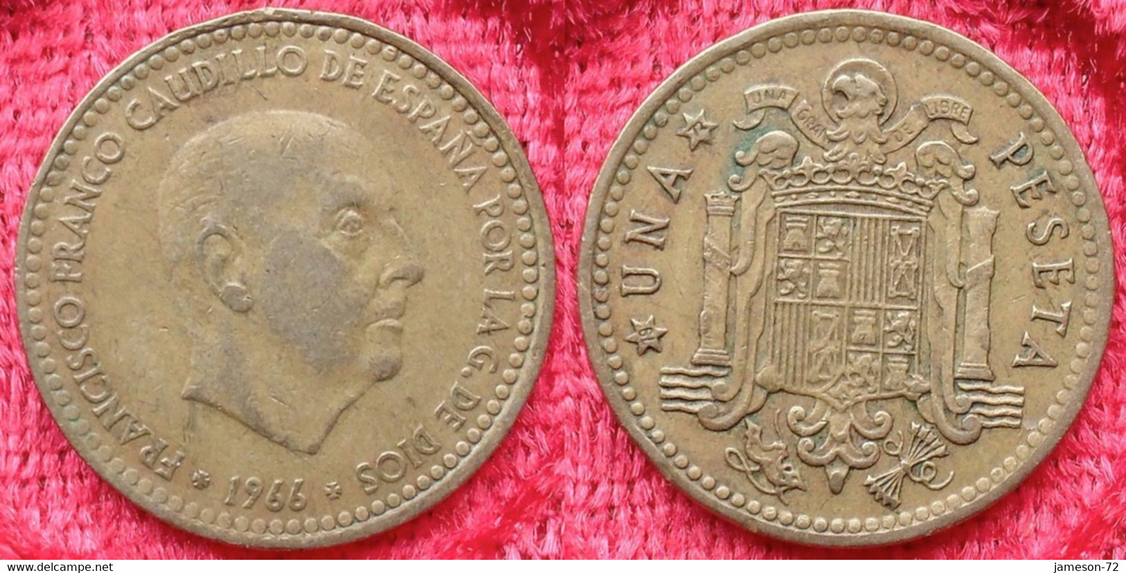 SPAIN - 1 Peseta 1966 *72 KM#796 Francisco Franco (1936-1975) - Edelweiss Coins - Sonstige & Ohne Zuordnung