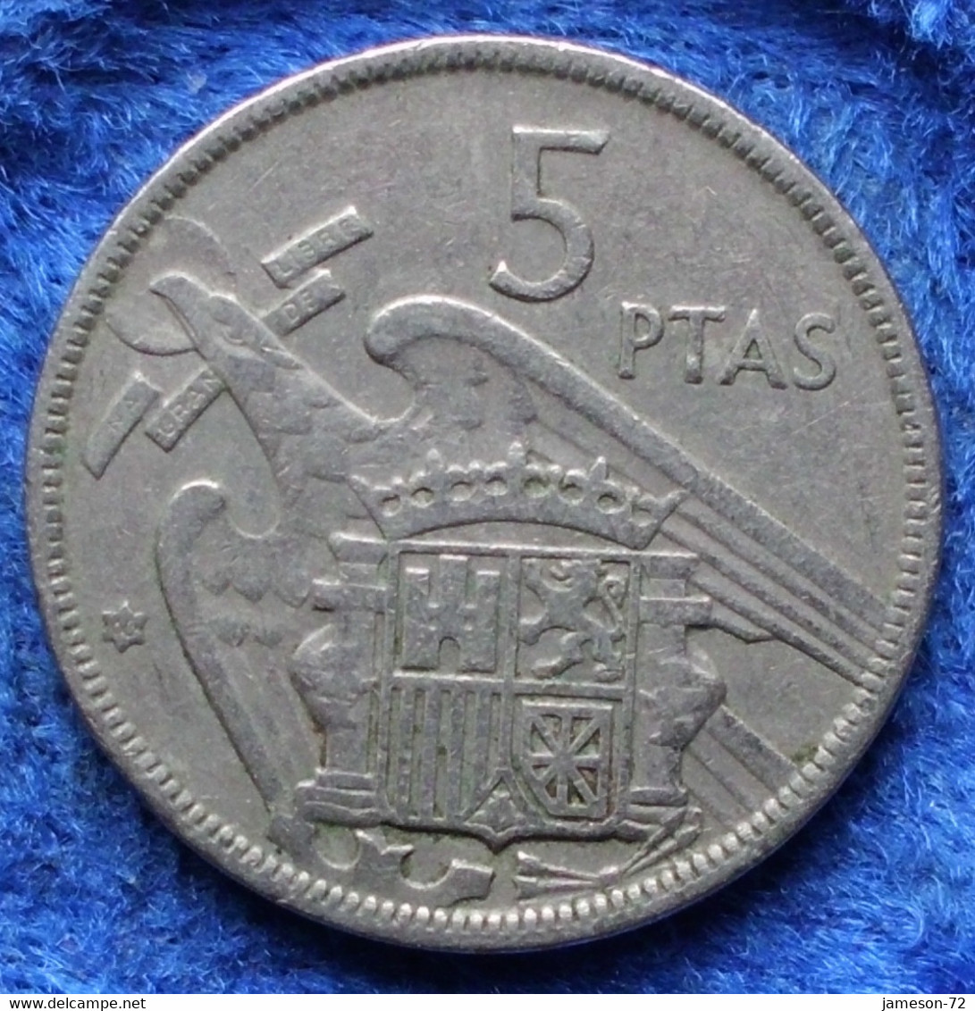 SPAIN - 5 Pesetas 1957 *60 KM#786 F. Franco (1936-1975) - Edelweiss Coins - Sonstige & Ohne Zuordnung