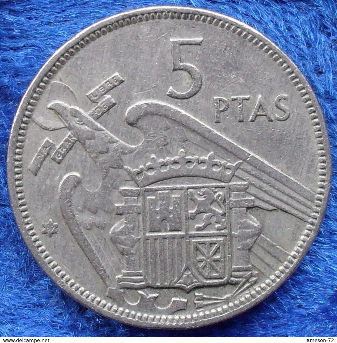 SPAIN - 5 Pesetas 1957 *67 KM# 786 F. Franco (1936-1975) - Edelweiss Coins - Sonstige & Ohne Zuordnung