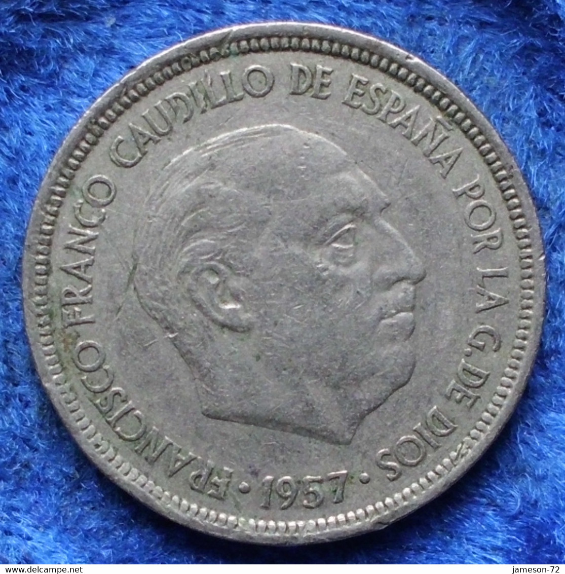 SPAIN - 5 Pesetas 1957 *73 KM# 786 F. Franco (1936-1975) - Edelweiss Coins - Otros & Sin Clasificación