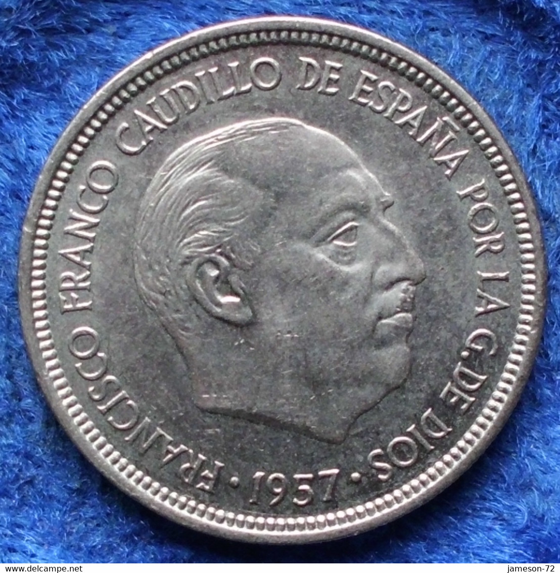 SPAIN - 5 Pesetas 1957 *74 KM# 786 F. Franco (1936-1975) - Edelweiss Coins . - Altri & Non Classificati