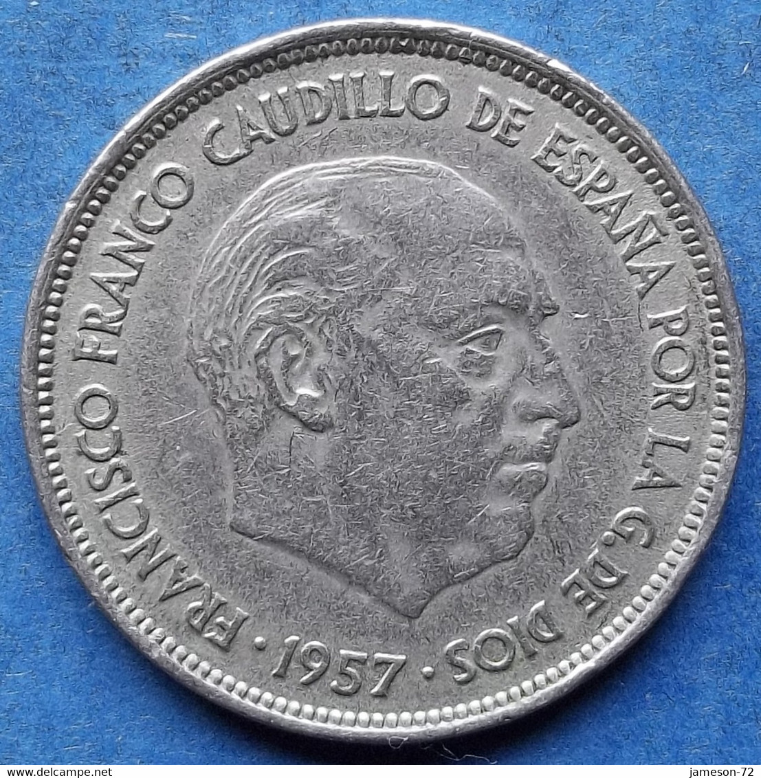 SPAIN - 25 Pesetas 1957 *66 KM# 787 F. Franco (1936-1975) - Edelweiss Coins - Otros & Sin Clasificación