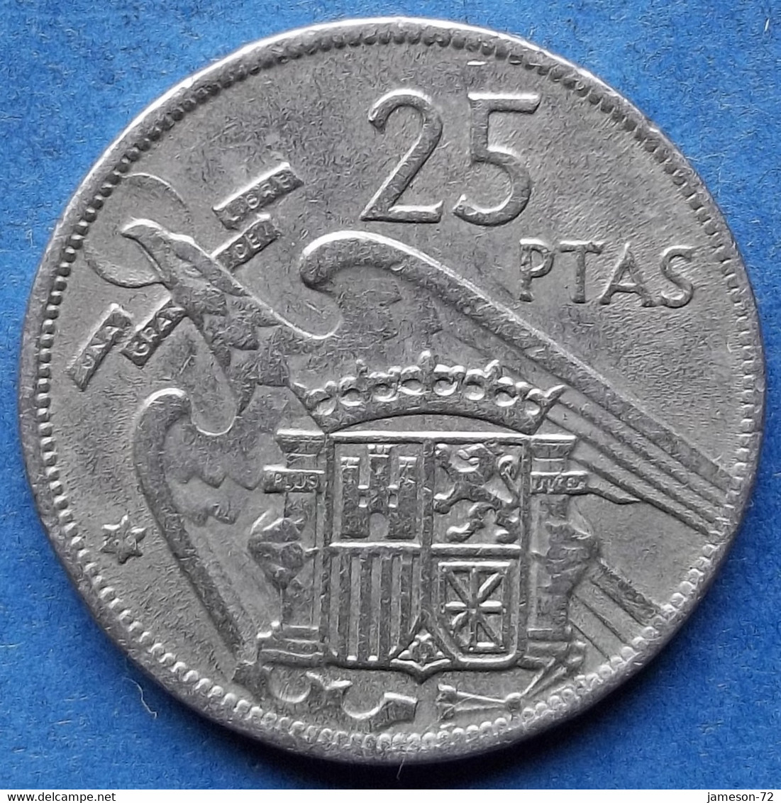 SPAIN - 25 Pesetas 1957 *66 KM# 787 F. Franco (1936-1975) - Edelweiss Coins - Altri & Non Classificati