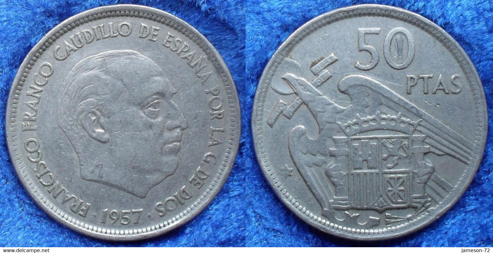 SPAIN - 50 Pesetas 1957 *?? KM# 788 F. Franco (1936-1975) - Edelweiss Coins - Altri & Non Classificati