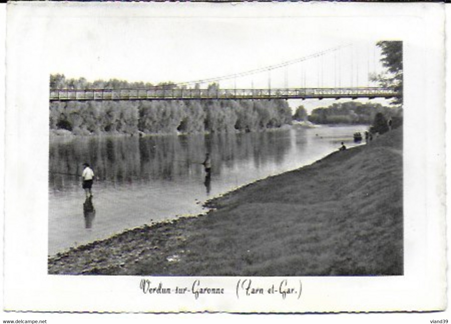 Verdun Sur Garonne - Partie De Pêche Sur Les Bords De La Garonne - Verdun Sur Garonne