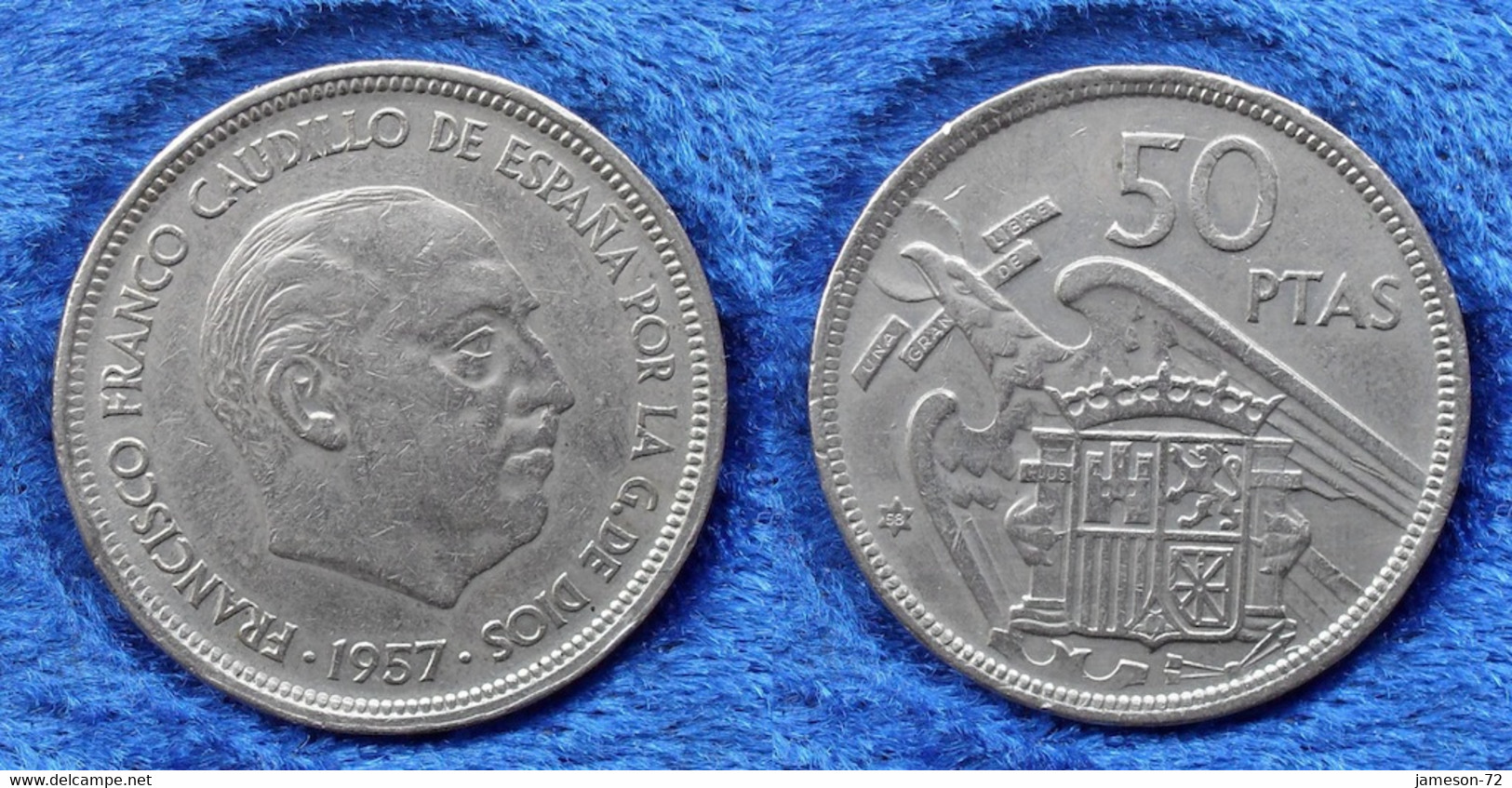 SPAIN - 50 Pesetas 1957 *58 KM# 788 F. Franco (1936-1975) - Edelweiss Coins - Altri & Non Classificati