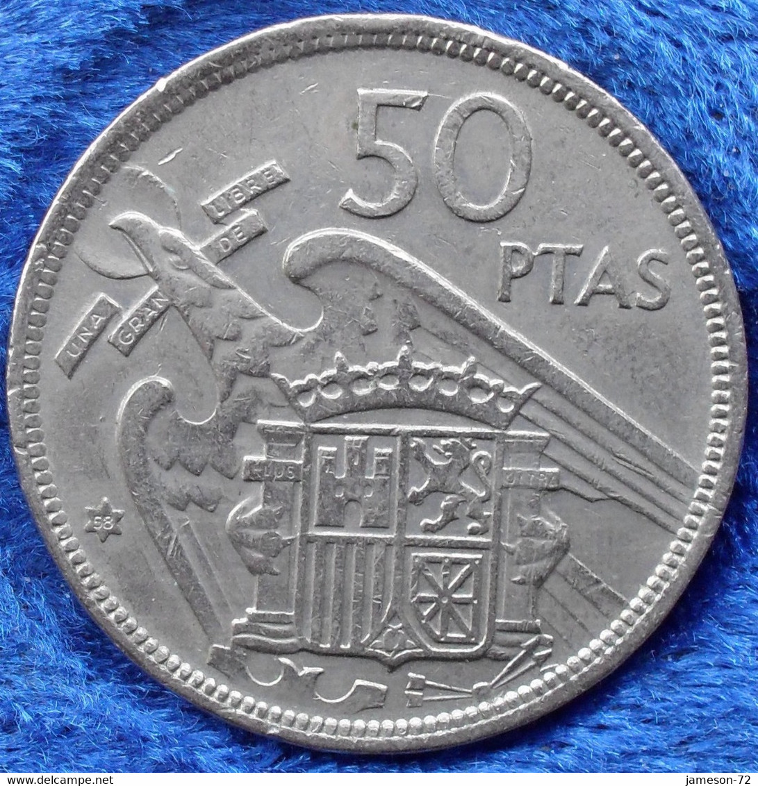 SPAIN - 50 Pesetas 1957 *58 KM# 788 F. Franco (1936-1975) - Edelweiss Coins - Sonstige & Ohne Zuordnung