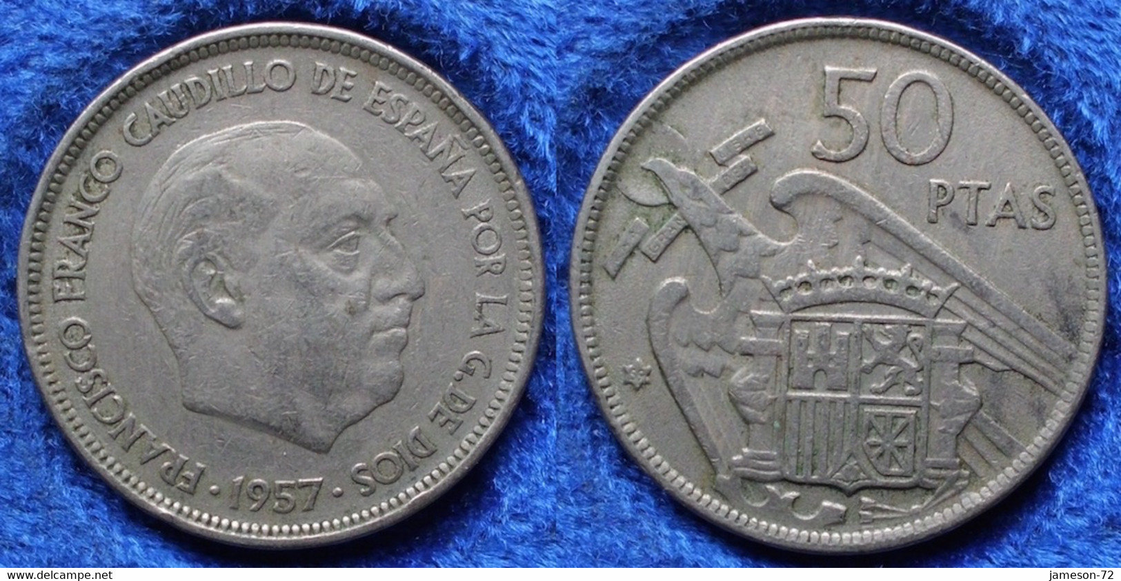 SPAIN - 50 Pesetas 1957 *59 KM# 788 F. Franco (1936-1975) - Edelweiss Coins - Otros & Sin Clasificación