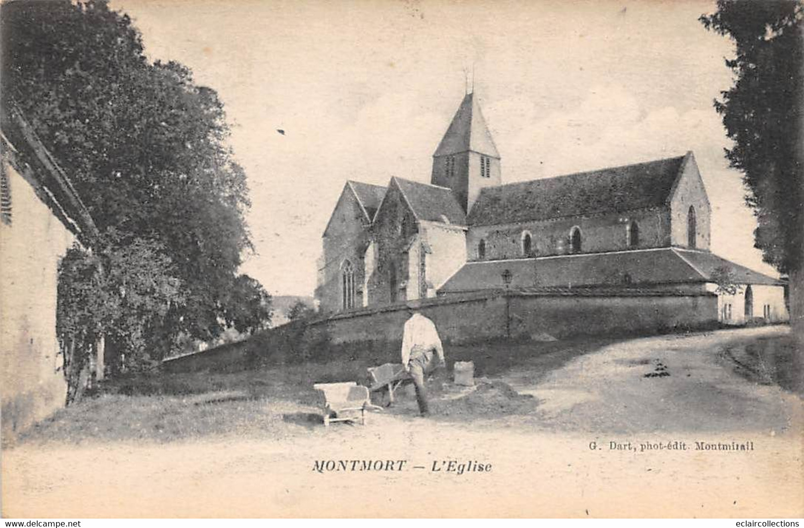 Montmort             51        Vue Sur L'église       (voir Scan) - Autres & Non Classés