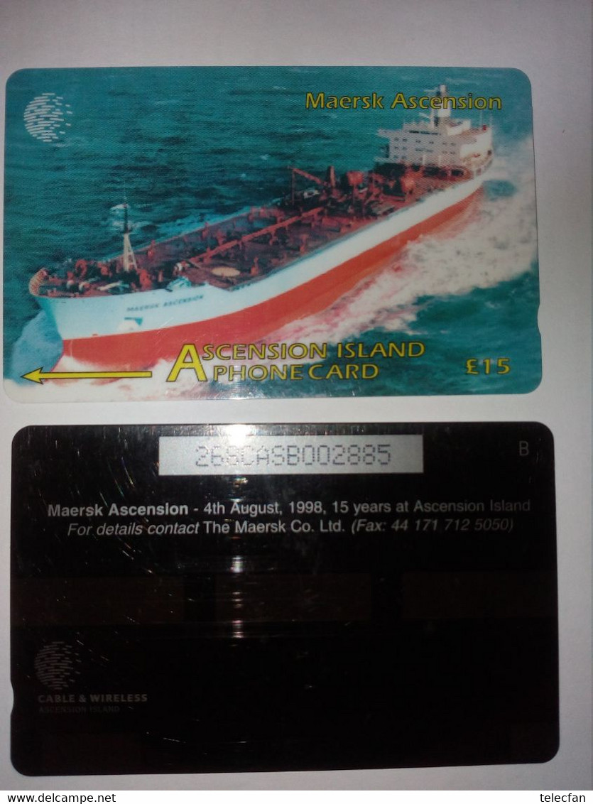 ASCENSION BOAT MAERSK ASCENSION SUPER TANKER PETROLE £15 UT - Olie