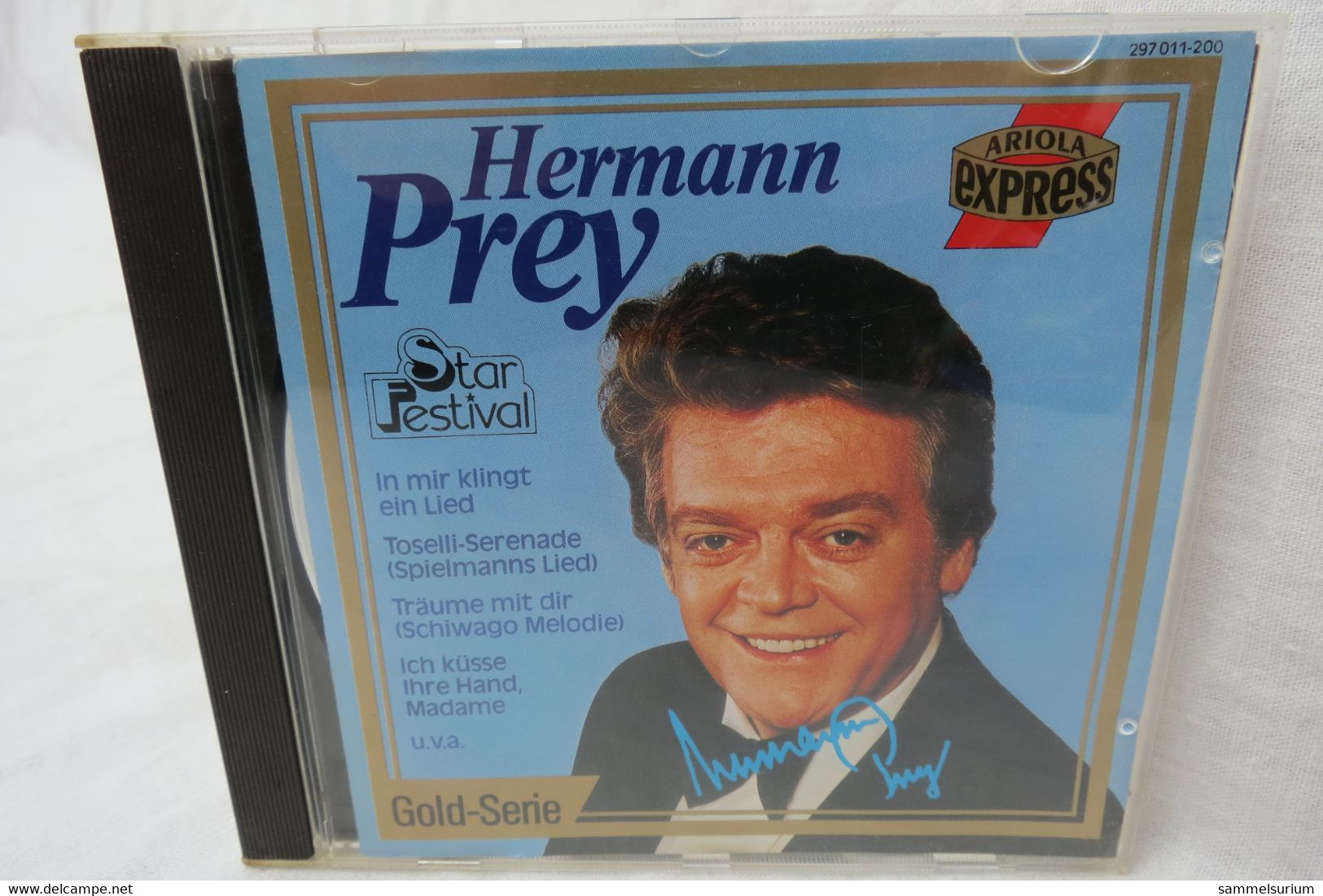 CD "Hermann Prey" Star Festival Aus Der Gold-Serie - Otros - Canción Alemana