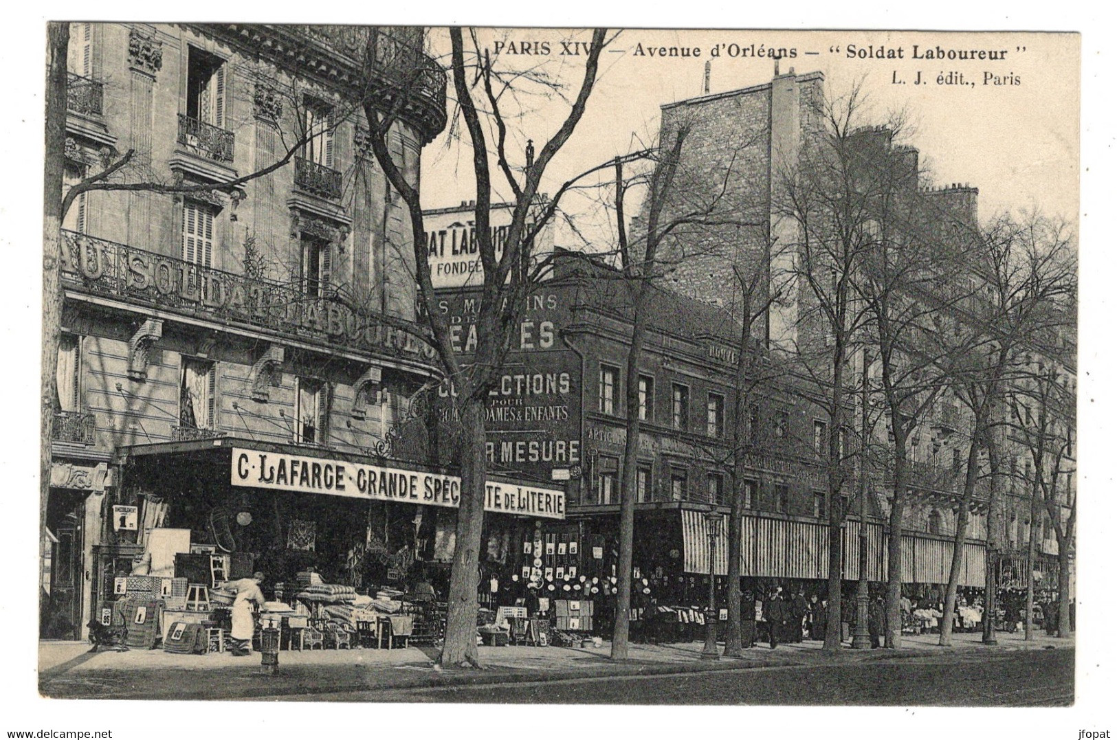 75 PARIS - 14ème, Avenue D'Orléans, Au "Soldat Laboureur" - Arrondissement: 14