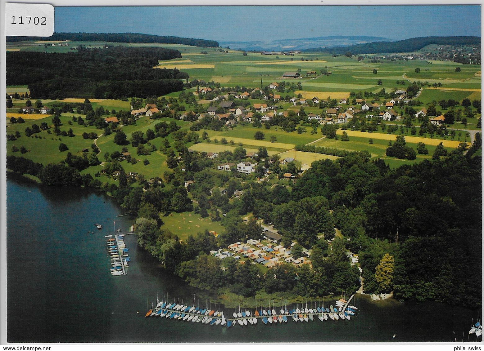 Flugaufnahme Meisterschwanden Tennwil Am Hallwilersee - Meisterschwanden