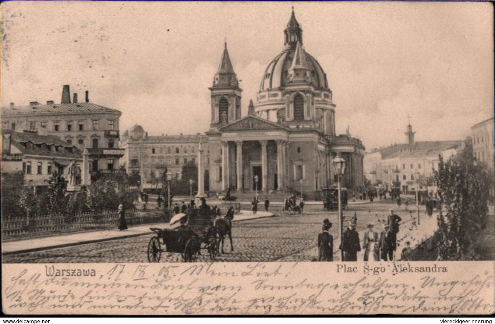 ! Alte Ansichtskarte, Warschau, Warszawa, Varsovie, 1905, Polen, Poland, Pologne - Poland