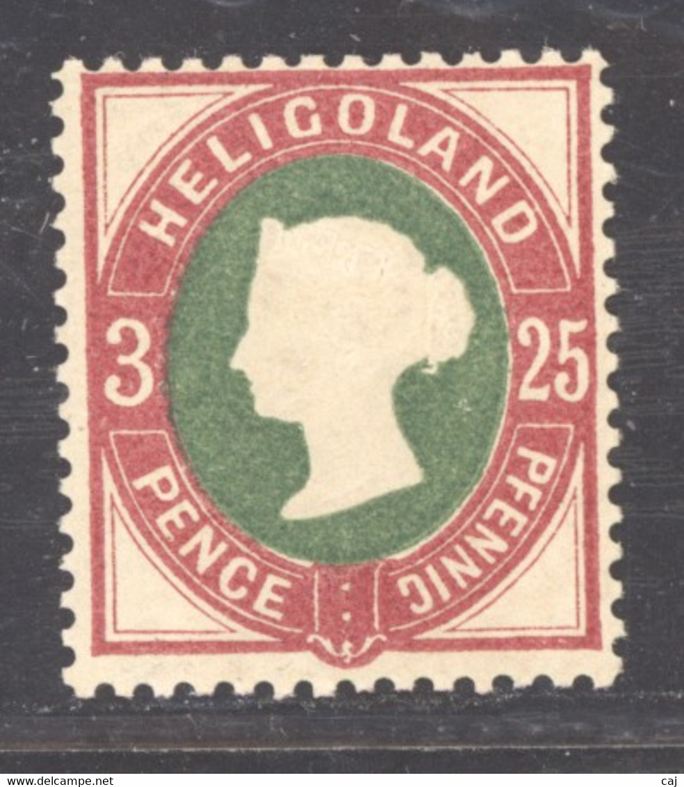 Heligoland  :    Mi   15  ** , Dentelé 13 1/2 X 14 1/4 - Heligoland