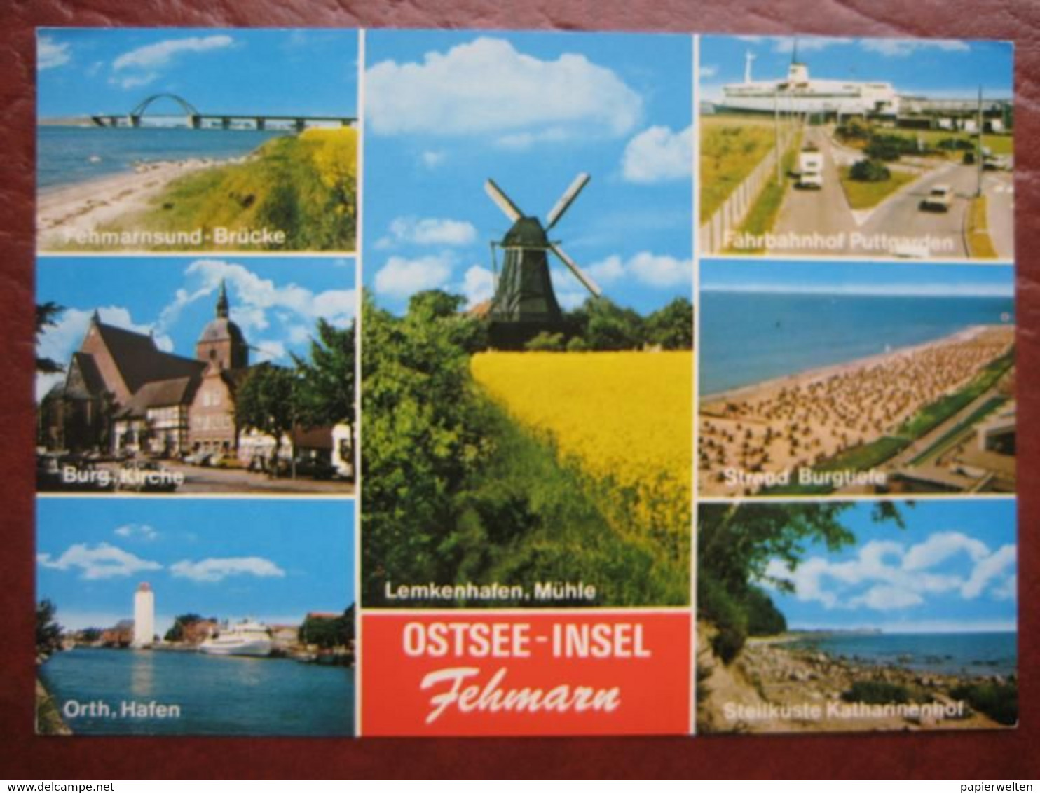 Fehmarn (Ostholstein) - Mehrbildkarte "Ostsee-Insel Fehmarn" - Fehmarn
