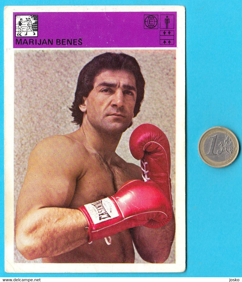 MARIJAN BENES - Yugoslavia Vintage Card Svijet Sporta * Boxing Boxe Boxeo Boxen Pugilato Boksen - Andere & Zonder Classificatie