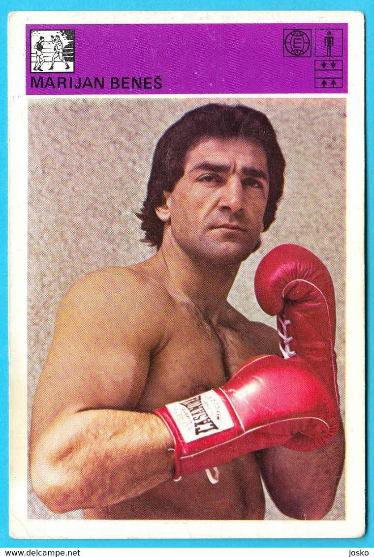 MARIJAN BENES - Yugoslavia Vintage Card Svijet Sporta * Boxing Boxe Boxeo Boxen Pugilato Boksen - Autres & Non Classés