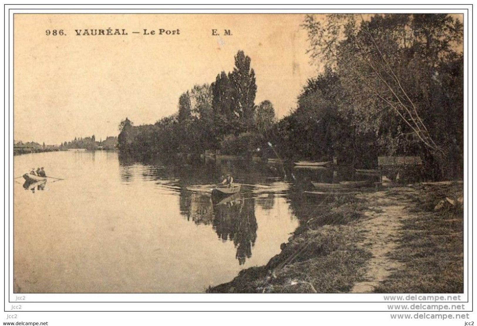 95 - VAUREAL - Le Port  (coupure En Bas) - Vauréal