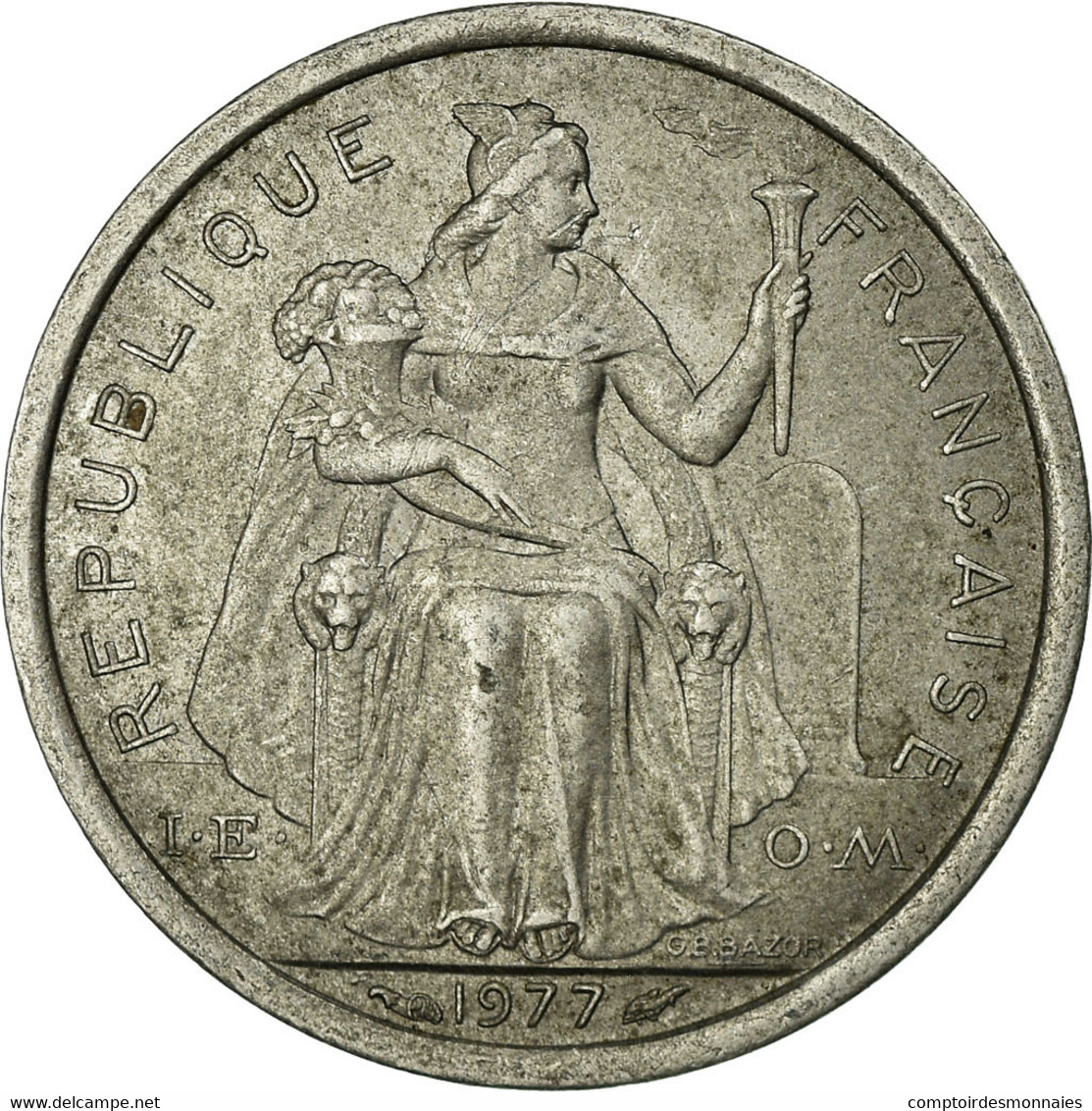 Monnaie, Nouvelle-Calédonie, Franc, 1977, Paris, TTB, Aluminium, KM:10 - Nouvelle-Calédonie