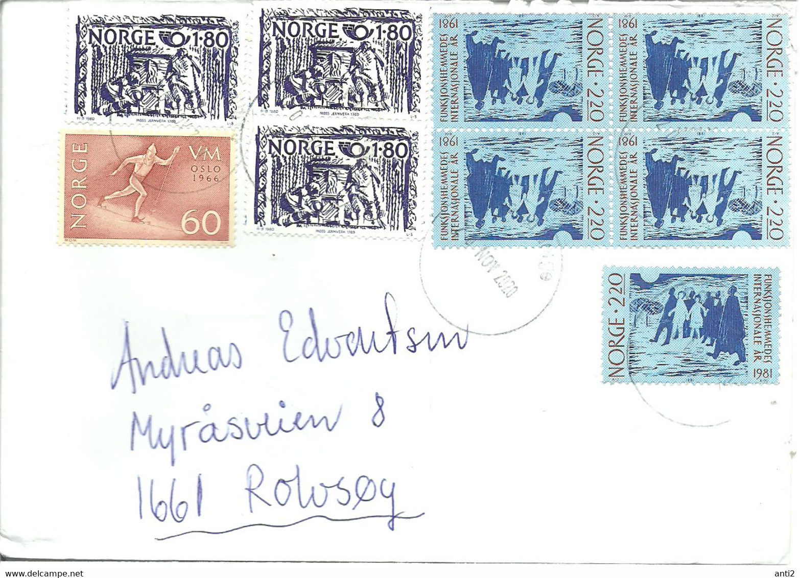 Norway Norge Cover Cancelled 25.11.20 Art, Spitsbergen, Christmas, Museum- Cancelled - Other & Unclassified