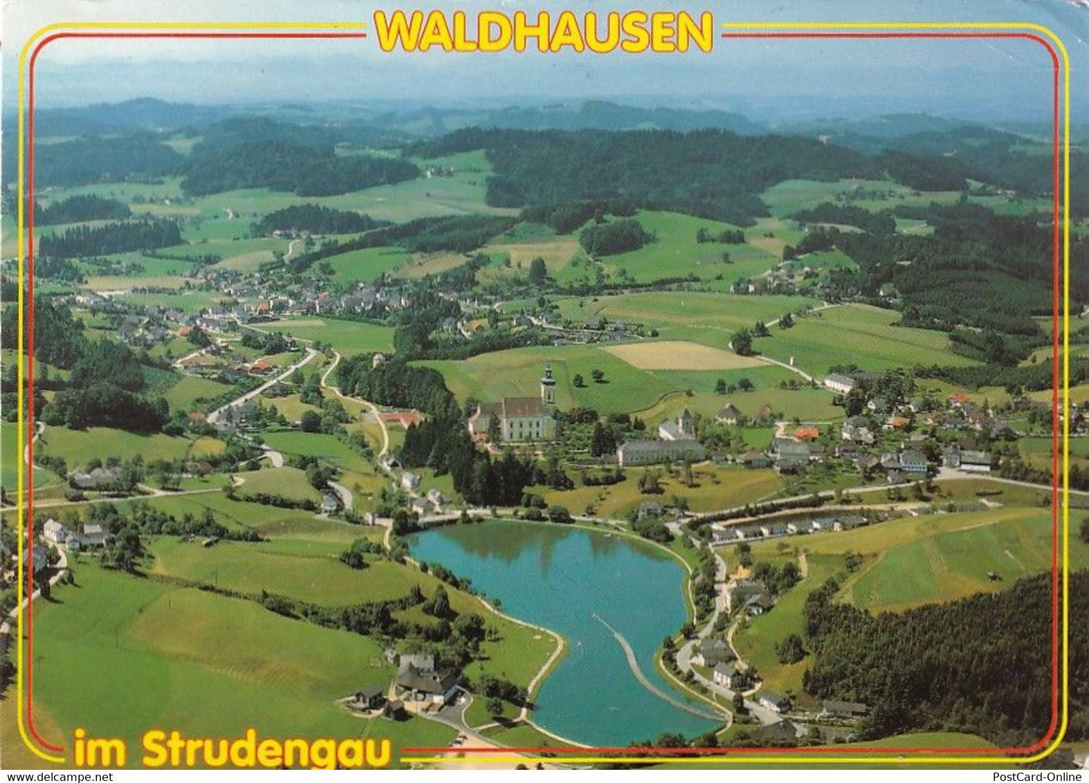 1976 - Österreich - Oberösterreich , Waldhausen Im Strudengau , Panorama  - Gelaufen 1993 - Perg
