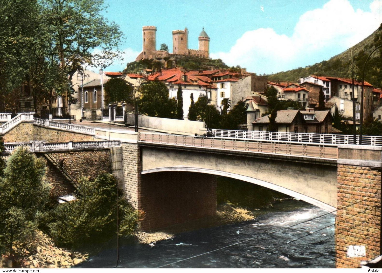 5162 Carte Postale FOIX  Le Château  Pont Neuf Sur L' Ariège          09 Ariège - Foix